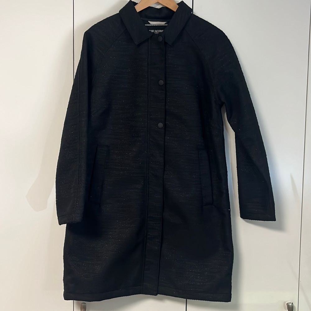 Ilsa Jacobsen Raincoat with Subtle Sparkle